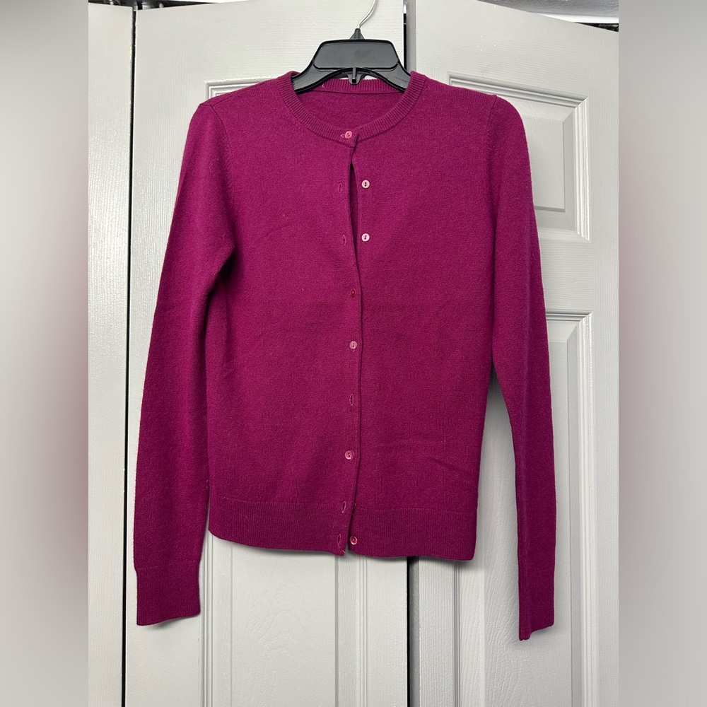 Pink Cashmere Cardigan
